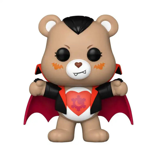 Die Glücksbärchen x Universal Monsters POP! Vinyl Figur Tender Heart Bear as Dracula 9 cm - Smalltinytoystore