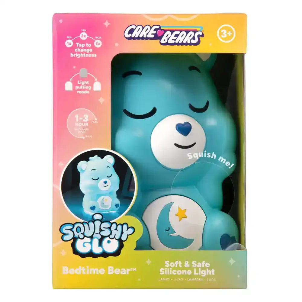 Die Glücksbärchis Squishy Glo Silikon-Leuchte Schlummerbärchi 15 cm - Smalltinytoystore