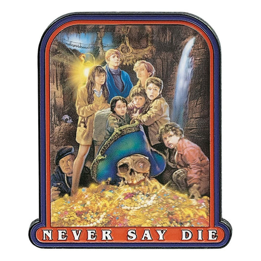 Die Goonies Ansteck-Pin 40th Anniversary Never Say Die - Smalltinytoystore