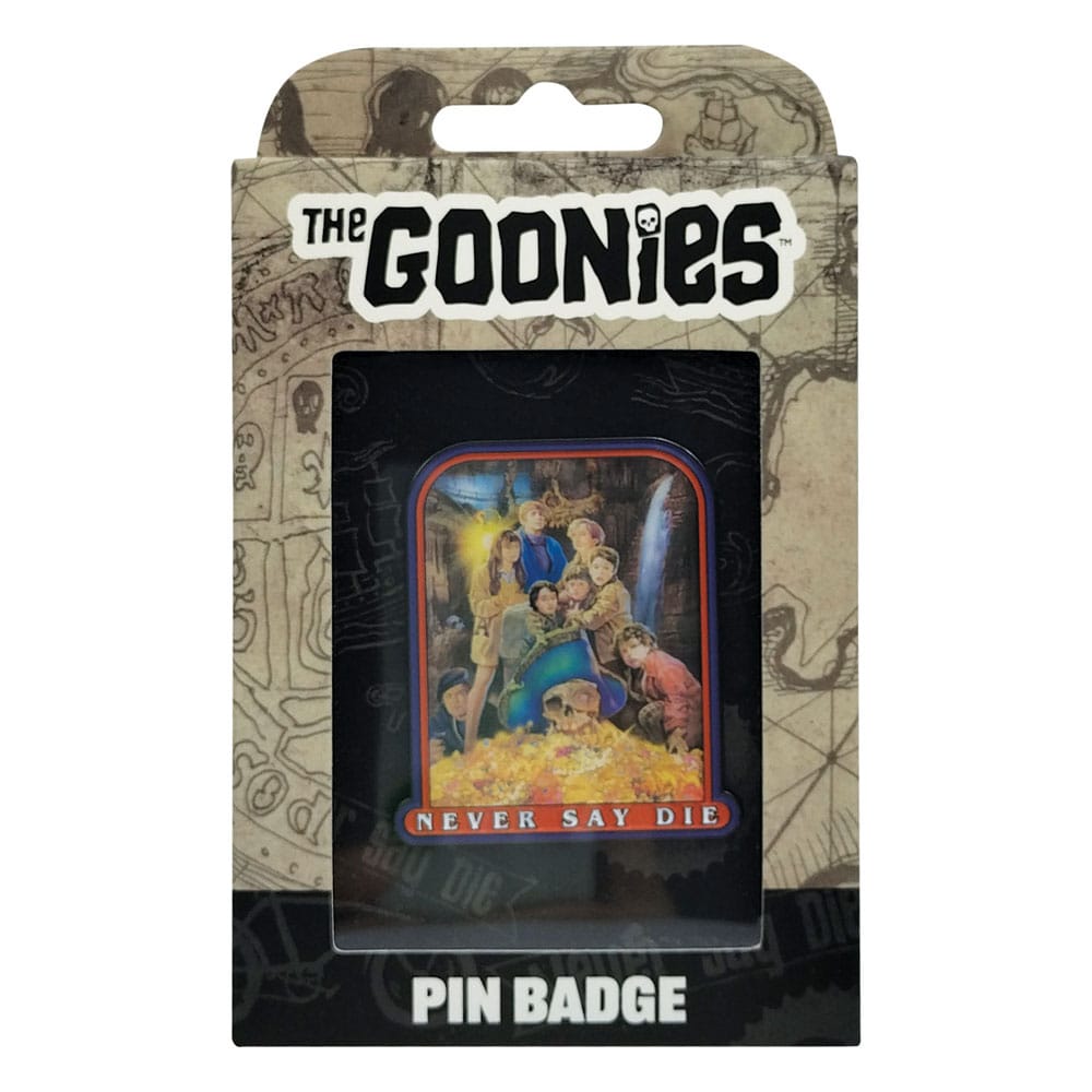 Die Goonies Ansteck-Pin 40th Anniversary Never Say Die - Smalltinytoystore