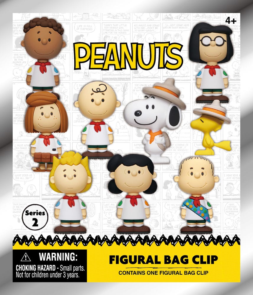 Die Peanuts 3D PVC-Taschenanhänger Snoopy Series 2 Display (24) - Smalltinytoystore