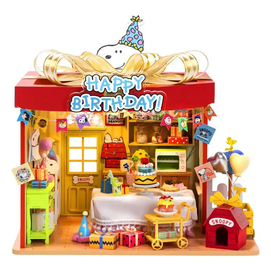 Die Peanuts Puremind Bauset Birthday Party - Smalltinytoystore