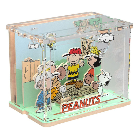 Die Peanuts Puremind DIY Bauset Mini Scene Baseball Time - Smalltinytoystore