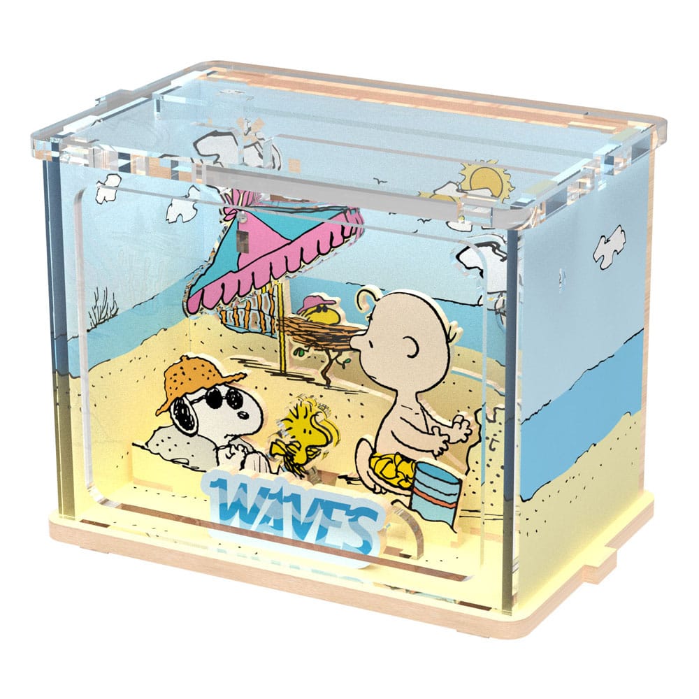 Die Peanuts Puremind DIY Bauset Mini Scene Chilling at the Beach - Smalltinytoystore