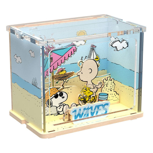 Die Peanuts Puremind DIY Bauset Mini Scene Chilling at the Beach - Smalltinytoystore
