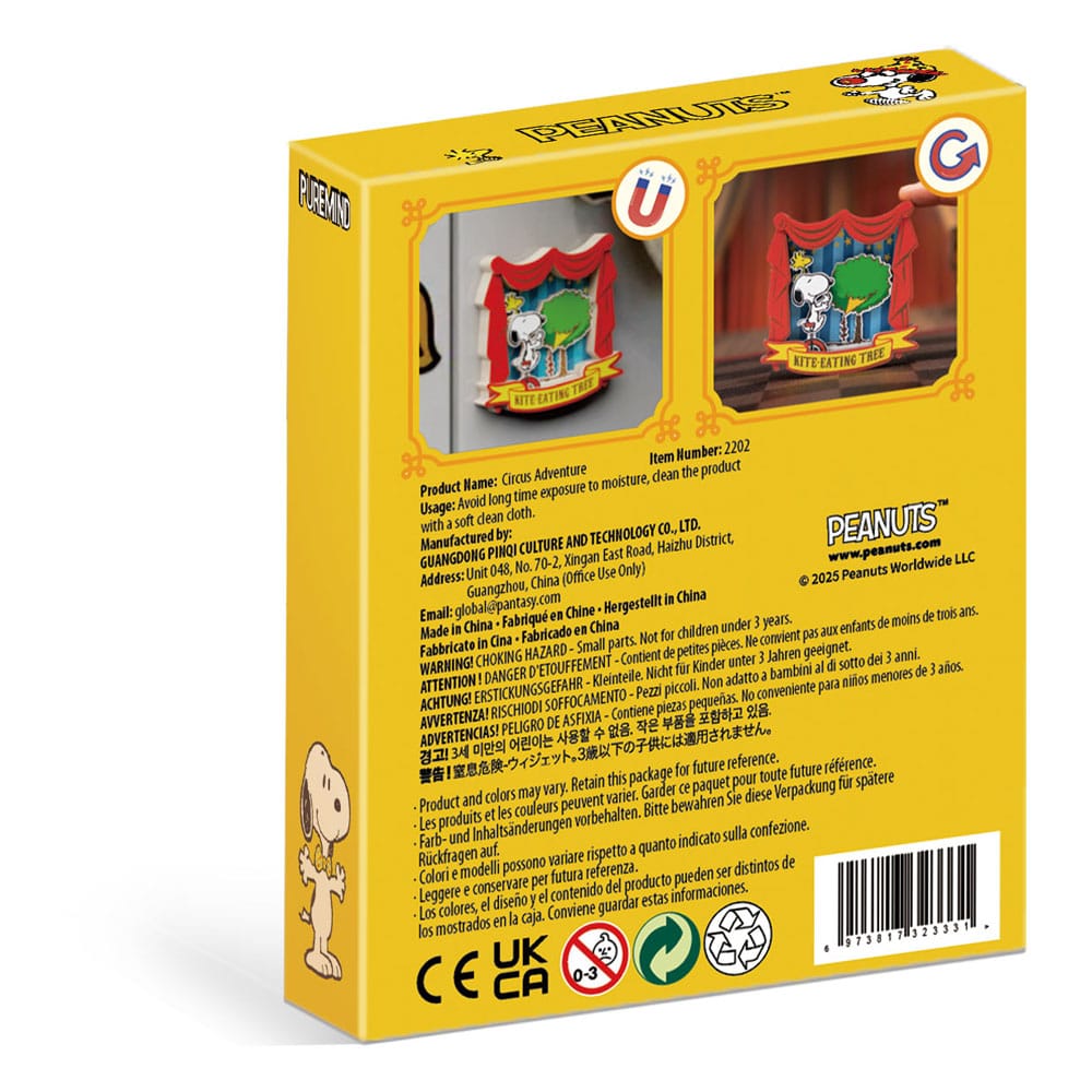 Die Peanuts Puremind Magnet Circus Adventure - Smalltinytoystore