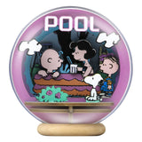 Die Peanuts Puremind Modellbausatz Wooden Theater Globe Cool Pool - Smalltinytoystore