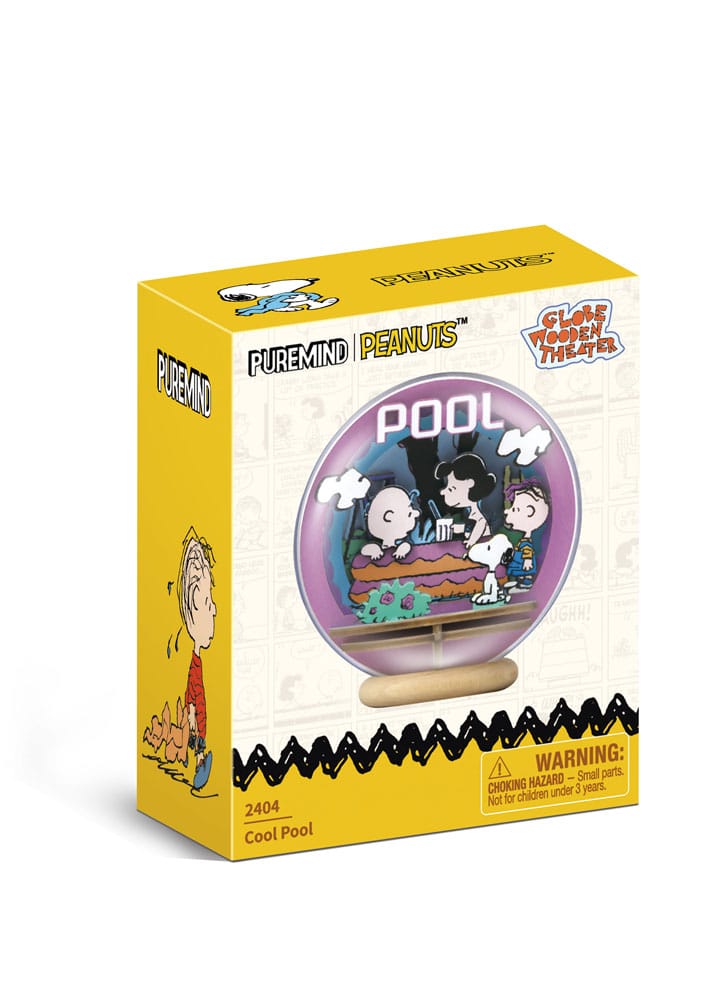 Die Peanuts Puremind Modellbausatz Wooden Theater Globe Cool Pool - Smalltinytoystore
