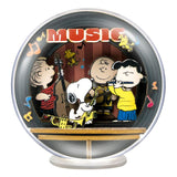 Die Peanuts Puremind Modellbausatz Wooden Theater Globe Night of Music - Smalltinytoystore