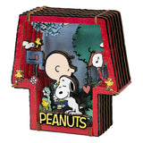 Die Peanuts Puremind Modellbausatz Wooden Theater Healing Hug - Smalltinytoystore