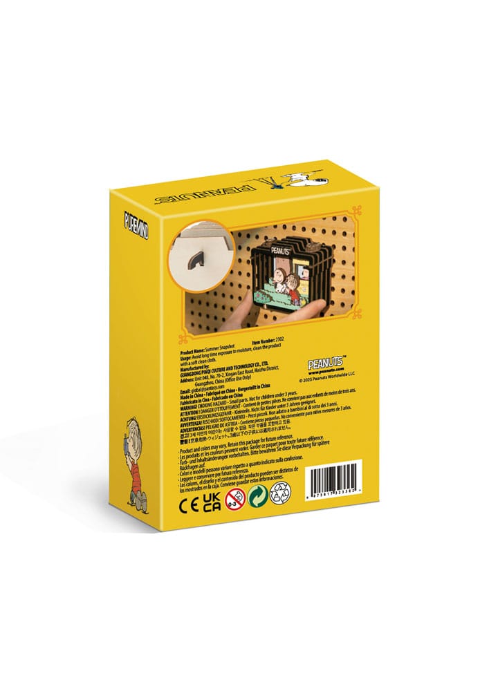 Die Peanuts Puremind Modellbausatz Wooden Theater Summer Snapshot - Smalltinytoystore