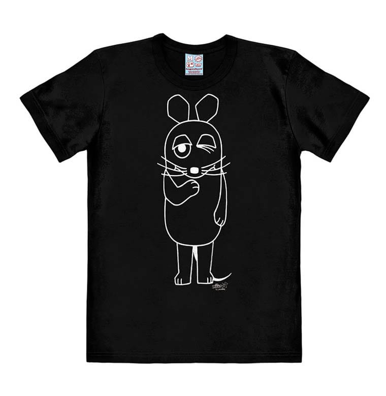 Die Sendung mit der Maus Easy Fit T-Shirt Outline - Smalltinytoystore