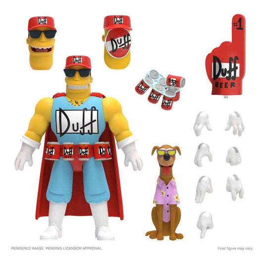 Die Simpsons Ultimates Actionfigur Duffman 18 cm - Smalltinytoystore