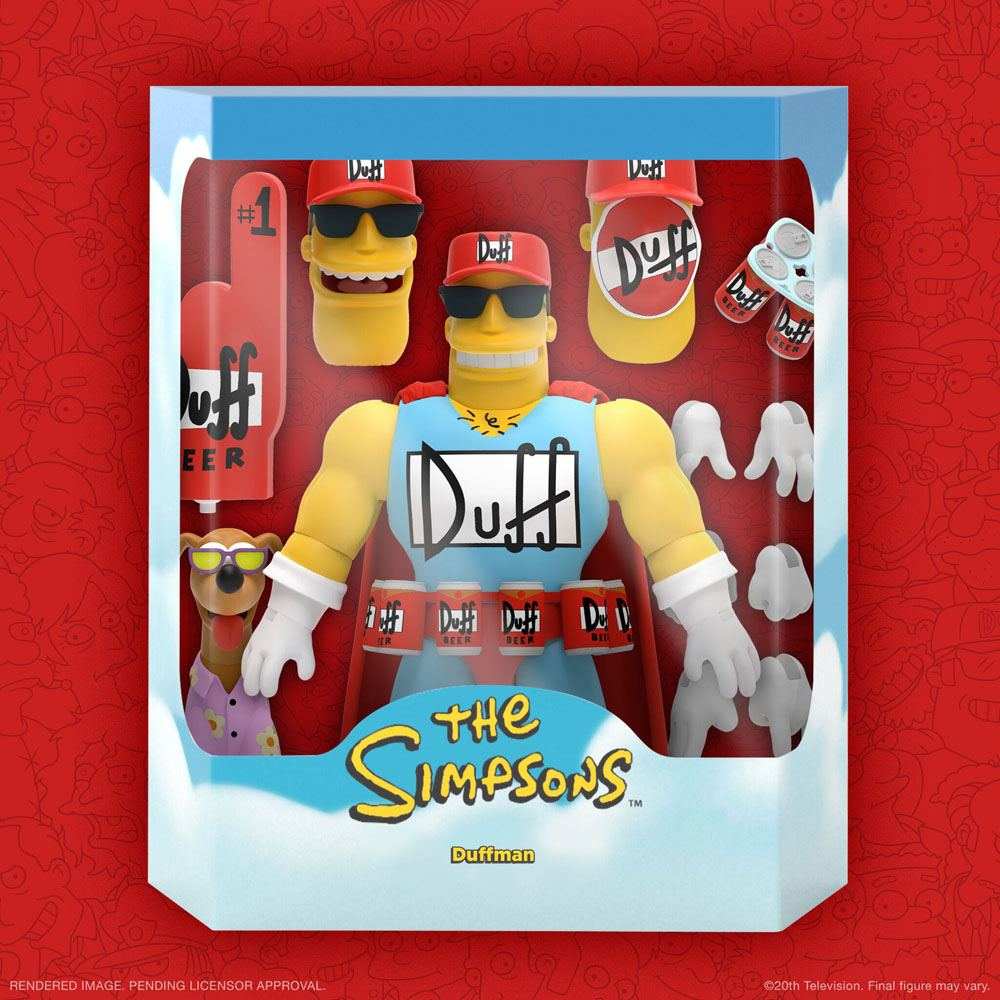 Die Simpsons Ultimates Actionfigur Duffman 18 cm - Smalltinytoystore