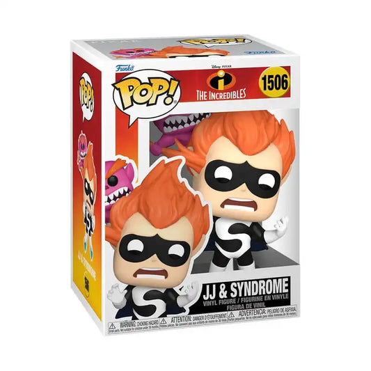 Die Unglaublichen 20th Anniversary POP! Vinyl Figur JJ & Syndrome 9 cm - Smalltinytoystore