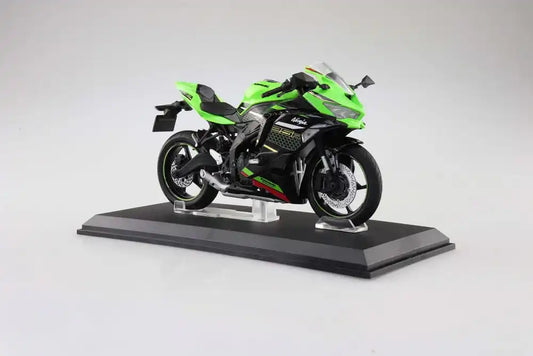 Diecast Bike Series Statue 1/12 Kawasaki Ninja ZX-25R Lime Green×Ebony 16 cm - Smalltinytoystore