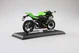 Diecast Bike Series Statue 1/12 Kawasaki Ninja ZX-25R Lime Green×Ebony 16 cm - Smalltinytoystore