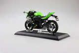 Diecast Bike Series Statue 1/12 Kawasaki Ninja ZX-25R Lime Green×Ebony 16 cm - Smalltinytoystore