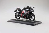 Diecast Bike Series Statue 1/12 Kawasaki Ninja ZX-25R Metallic Spark Black×Peal Flat Stardust White 16 cm - Smalltinytoystore