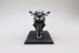 Diecast Bike Series Statue 1/12 Kawasaki Ninja ZX-25R Metallic Spark Black×Peal Flat Stardust White 16 cm - Smalltinytoystore