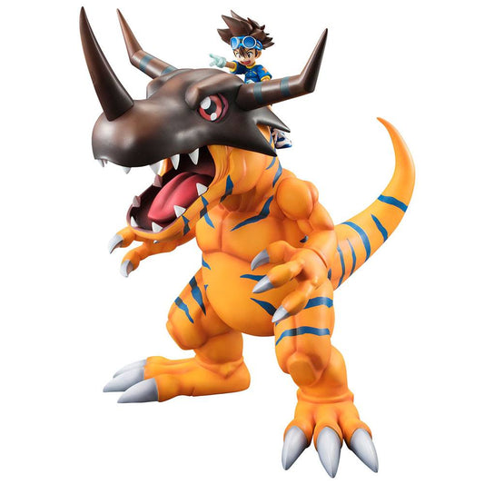 Digimon Adventure G.E.M. Serie PVC Statue Greymon & Tai 25 cm - Smalltinytoystore