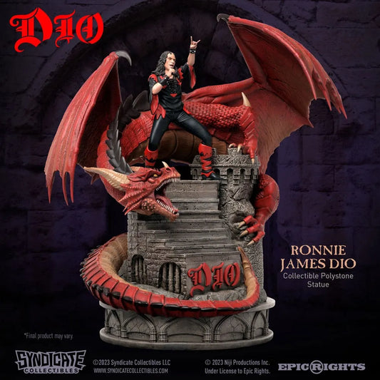 Dio Statue 1/10 Ronnie James Dio 36 cm - Smalltinytoystore