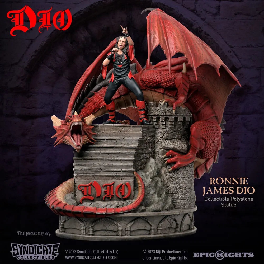 Dio Statue 1/10 Ronnie James Dio 36 cm - Smalltinytoystore