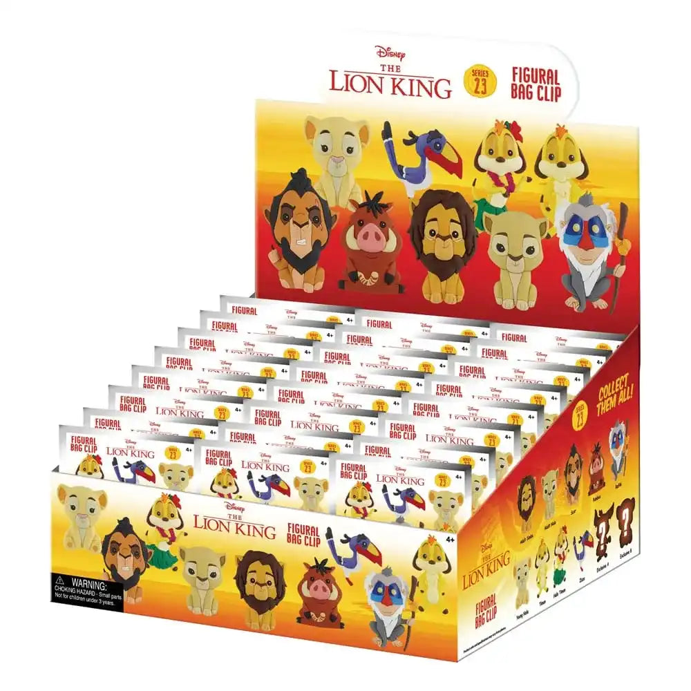 Disney 3D PVC-Taschenanhänger Display Lion King (24) - Smalltinytoystore