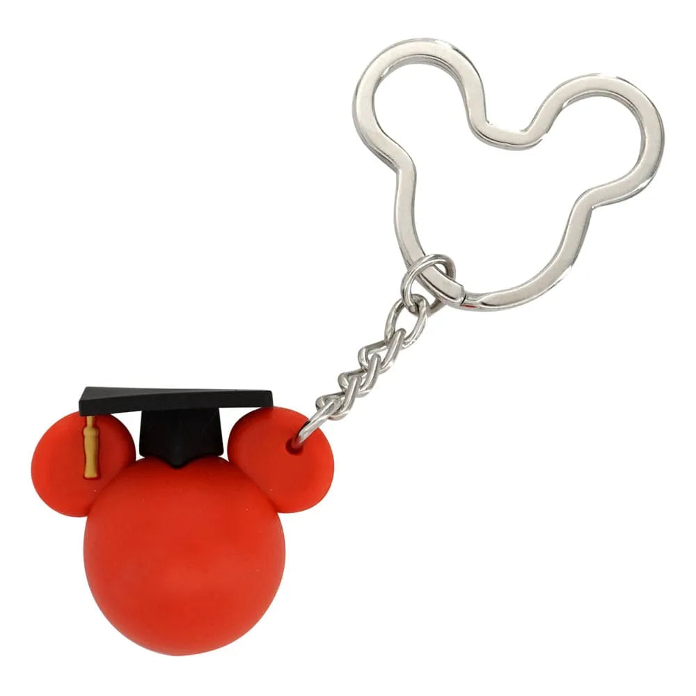 Disney Ball-Schlüsselanhänger Mickey Graduation Red - Smalltinytoystore