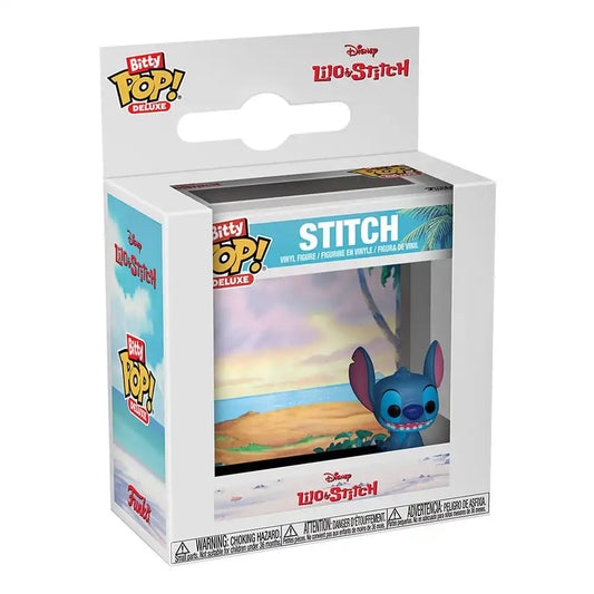 Disney Bitty POP! Deluxe Vinyl Figuren Stitch(Beach) Display (12) 2,5 cm - Smalltinytoystore