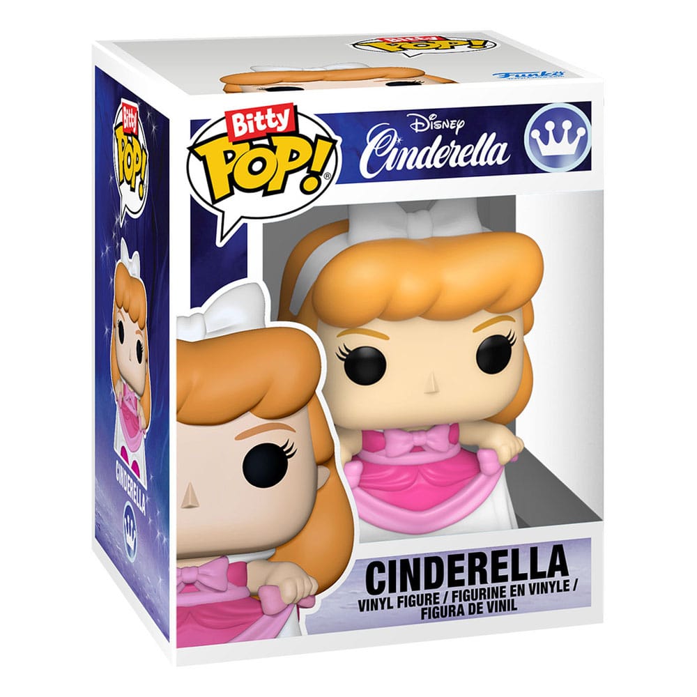 Disney Bitty POP! Display mit 2 Vinyl Figuren Cinderella's Castle - Smalltinytoystore