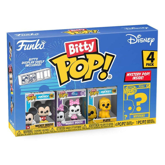 Disney Bitty POP! Vinyl Figuren 4er-Pack Mickey 2,5 cm - Smalltinytoystore
