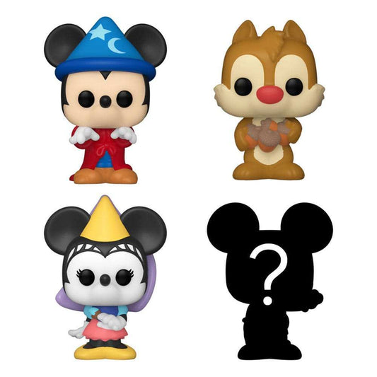 Disney Bitty POP! Vinyl Figuren 4er-Pack Sorcerer Mickey 2,5 cm - Smalltinytoystore