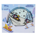 Disney by Loungefly Ansteck-Pins Mickey and friends Winter Wonderland 3" Limited Edition 8 cm - Smalltinytoystore
