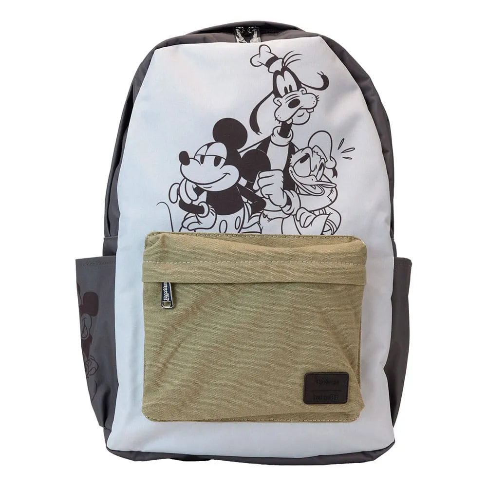 Disney by Loungefly Full-Size Nylon Rucksack Mickey and Friends Canvas - Smalltinytoystore