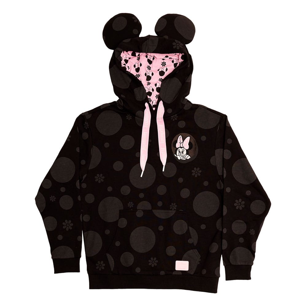 Disney by Loungefly Kapuzenpullover Unisex Minnie Rocks the Dots Florals Größe XL - Smalltinytoystore