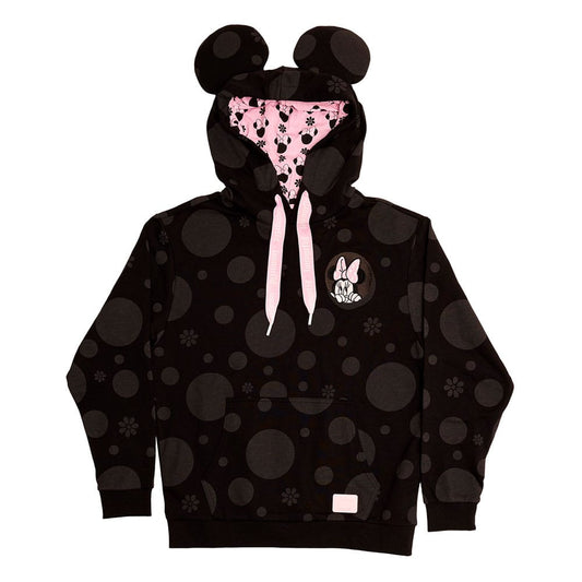 Disney by Loungefly Kapuzenpullover Unisex Minnie Rocks the Dots Florals Größe XL - Smalltinytoystore
