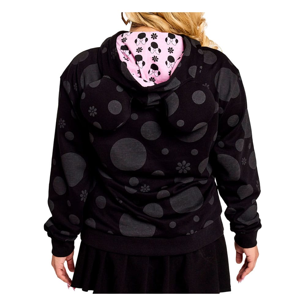 Disney by Loungefly Kapuzenpullover Unisex Minnie Rocks the Dots Florals Größe XL - Smalltinytoystore