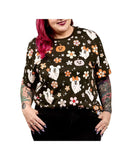 Disney by Loungefly Tee T-Shirt Unisex Mickey and Friends Halloween Größe M - Smalltinytoystore