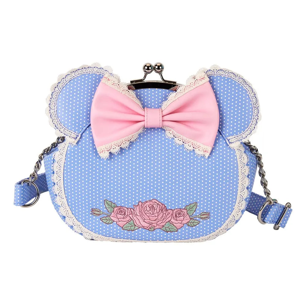 Disney by Loungefly Umhängetasche Minnie Floral and Lace Kisslock - Smalltinytoystore