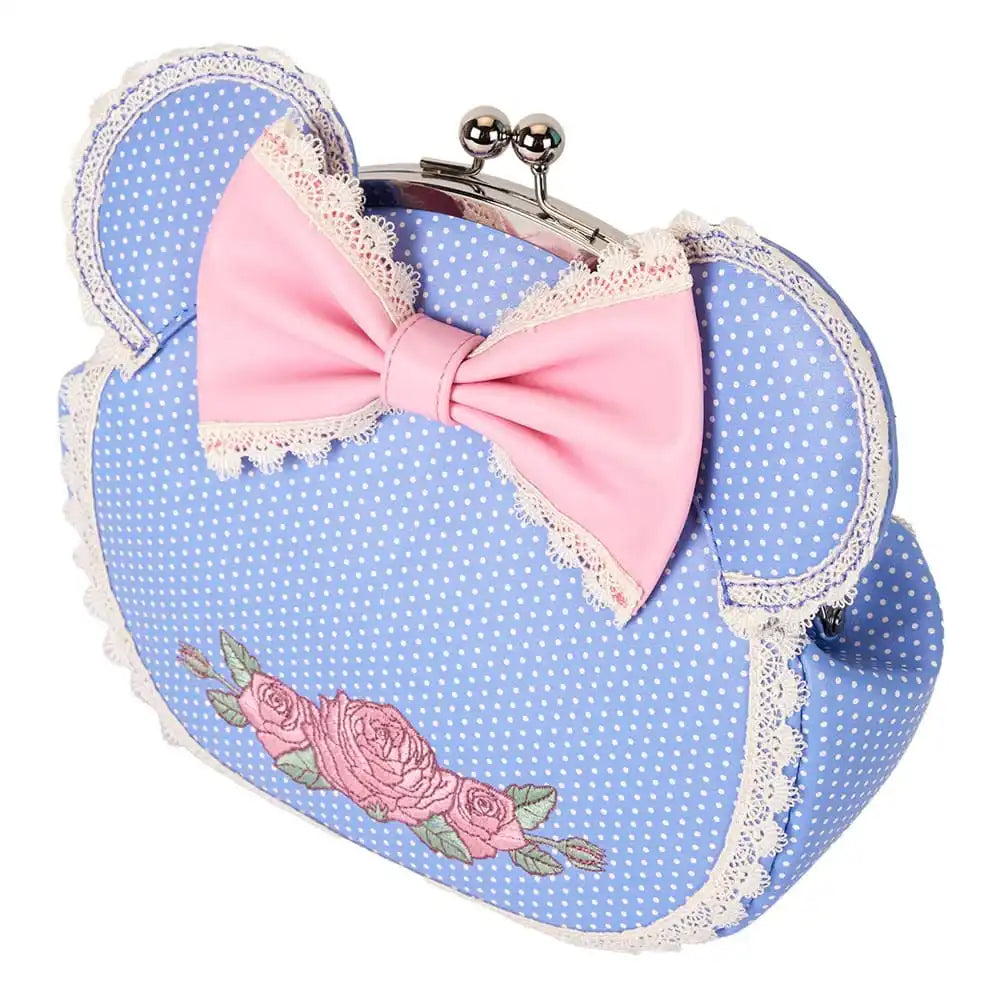 Disney by Loungefly Umhängetasche Minnie Floral and Lace Kisslock - Smalltinytoystore