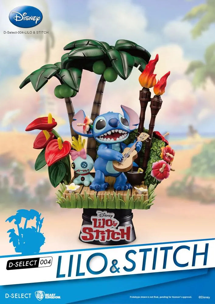 Disney D-Stage PVC Diorama Stitch 14 cm - Smalltinytoystore