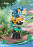 Disney D-Stage PVC Diorama Stitch Coin Ride 16 cm - Smalltinytoystore