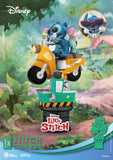 Disney D-Stage PVC Diorama Stitch Coin Ride 16 cm - Smalltinytoystore