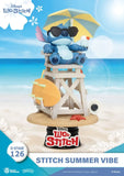 Disney D-Stage PVC Diorama Stitch Summer Vibe 16 cm - Smalltinytoystore