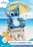 Disney D-Stage PVC Diorama Stitch Summer Vibe 16 cm - Smalltinytoystore