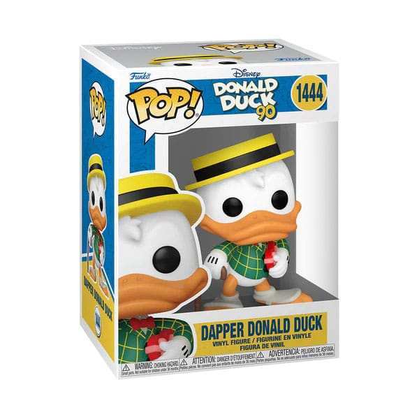 Disney DD 90th Anniversary POP! Disney Vinyl Figur Donald Duck(dapper) 9 cm - Smalltinytoystore