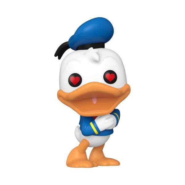 Disney DD 90th Anniversary POP! Disney Vinyl Figur Donald Duck(heart eyes) 9 cm - Smalltinytoystore