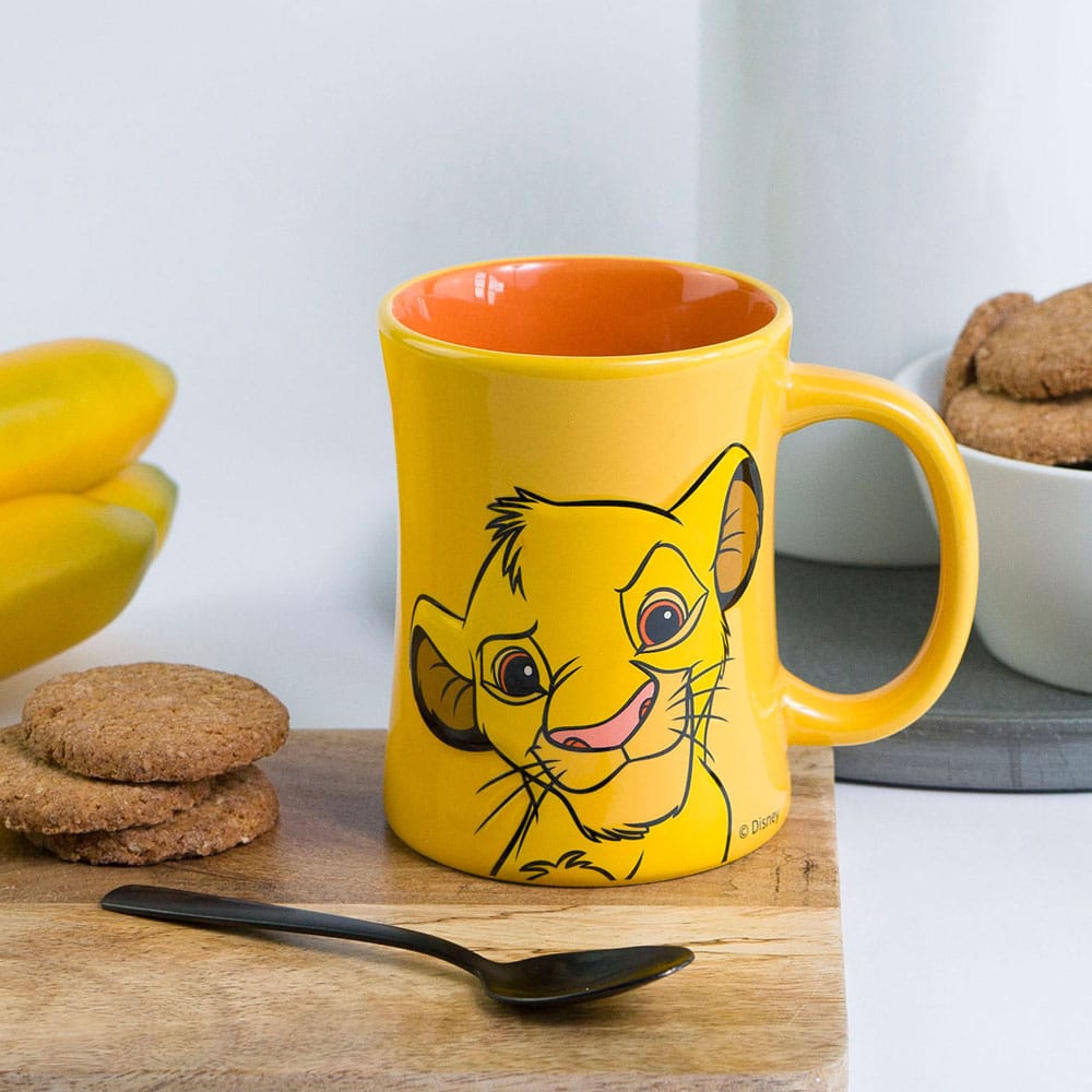 Disney Der König der Löwen 3D Relief Tasse Simba 360 ml - Smalltinytoystore