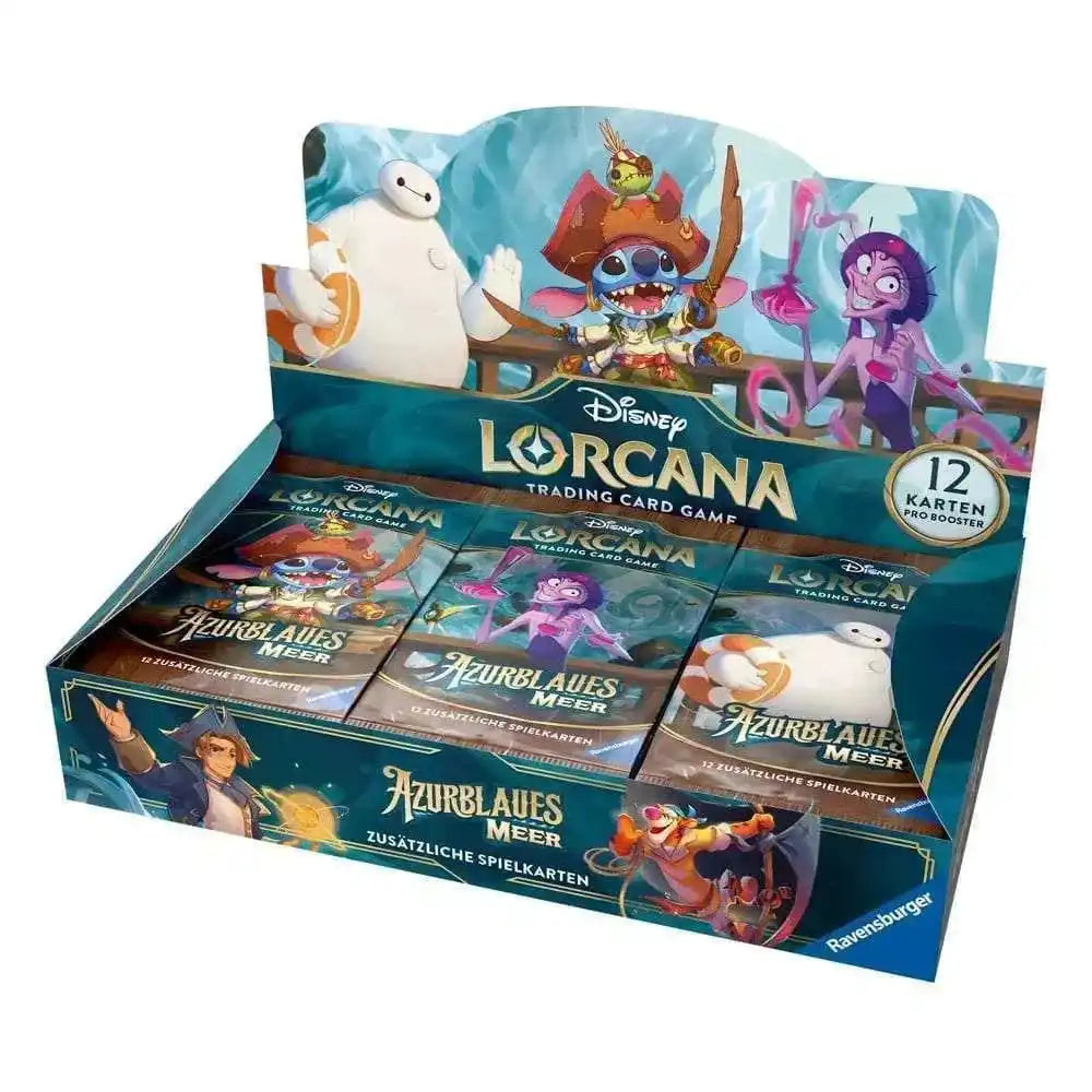 Disney Lorcana TCG Azurblaues Meer Booster Display (24) *Deutsche Edition* - Smalltinytoystore